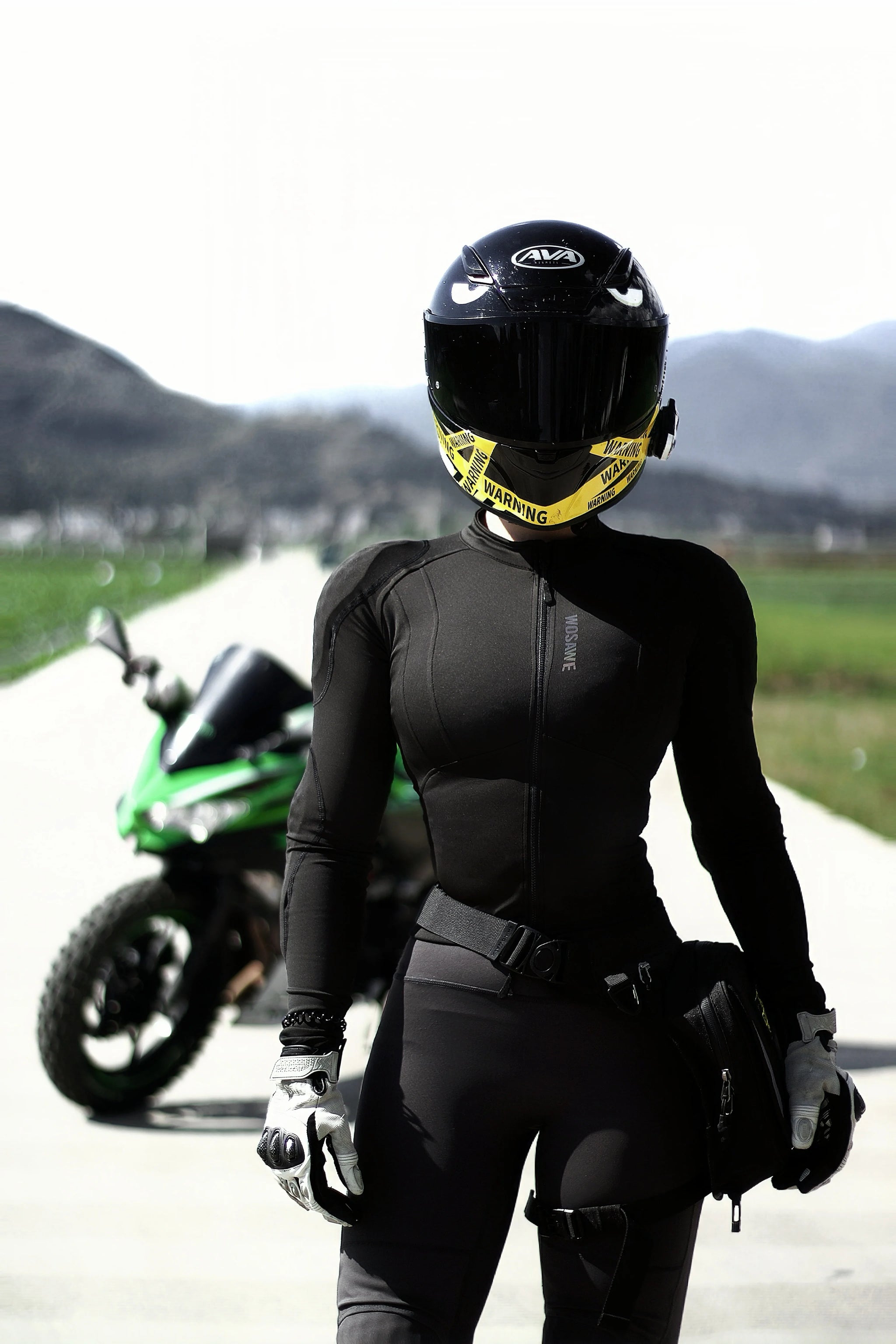 WOSAWE Women Motorcycle Jacket Summer Rider Shirt Back Support Pads Street Riding Jacket Moto Soft Gear Motorcyclist Clothing
