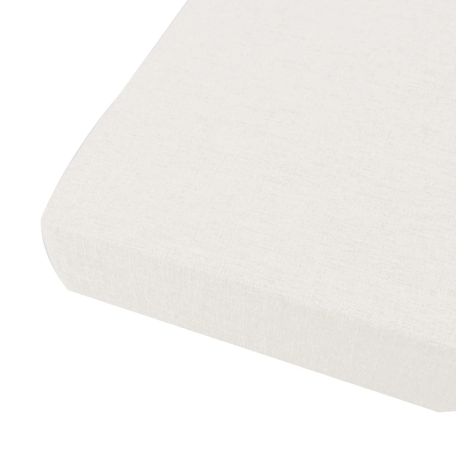 Linen Seat & Window Cushion with Zipper | Custom Sizes
