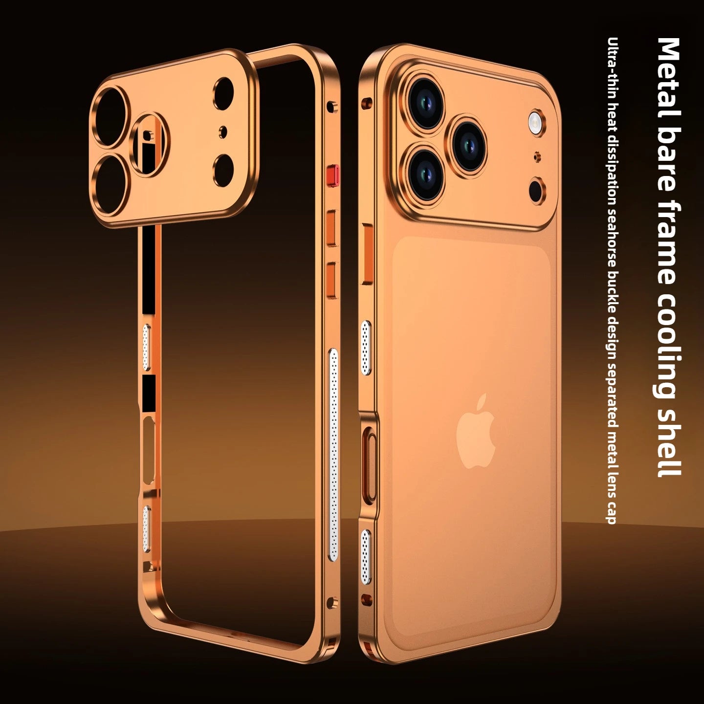 CNC Alloy Bumper Case with Lens Protection