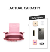 BAFELLI 2026 NEW WOMEN'S FASHION PINK EVENING HANDBAG SHOULDER BOXY BAG CASUAL PURSE LUXURY BRAND DESIGNER LEATHER TREND LADY
