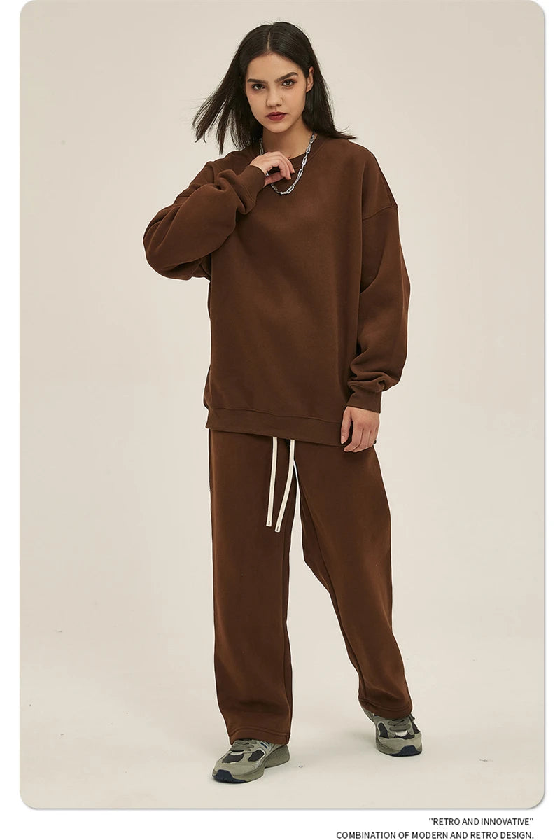 Men's 350gsm Fleece Crewneck Sweatshirt