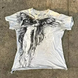 Men’s Y2K Gothic Skull Graphic Shirt