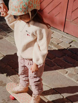 Kids' Sequin Lambswool Winter Jacket