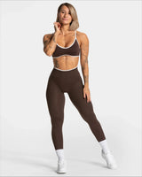 High-Waist Seamless Yoga Leggings