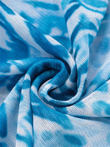 Azure Tide Starfish Mesh Cover-Up