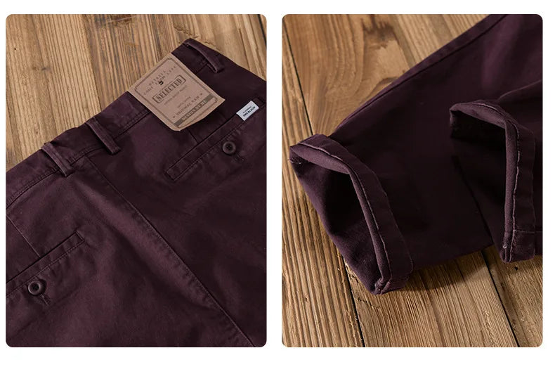 Men's Vintage Wide-Leg Cargo Trousers | Relaxed Fit