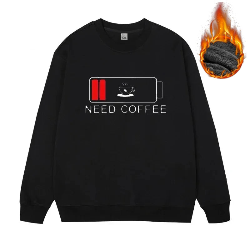 Men's Plus Size Fleece Sweatshirt XL–7XL