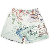 Rose Embroidered Hip Hop Shorts