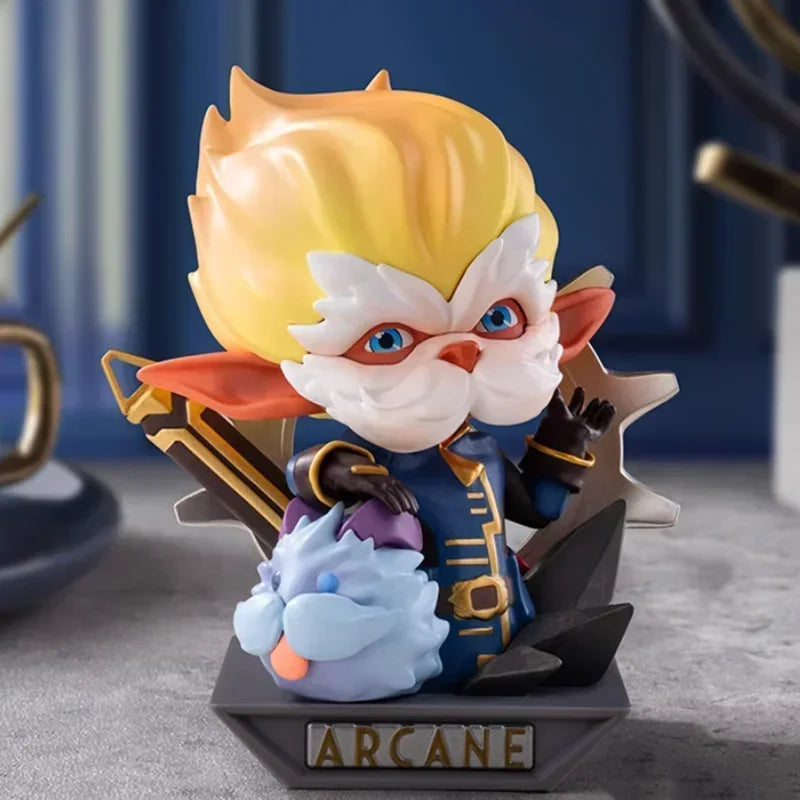 POP MART League of Legends: Arcane Series Blind Box Toys Kawaii Anime Action Figure Caixa Caja Surprise Mystery Bag Toy