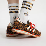 Adidas genuine clover women's leopard print durable and fashionable sports shoes JI0189