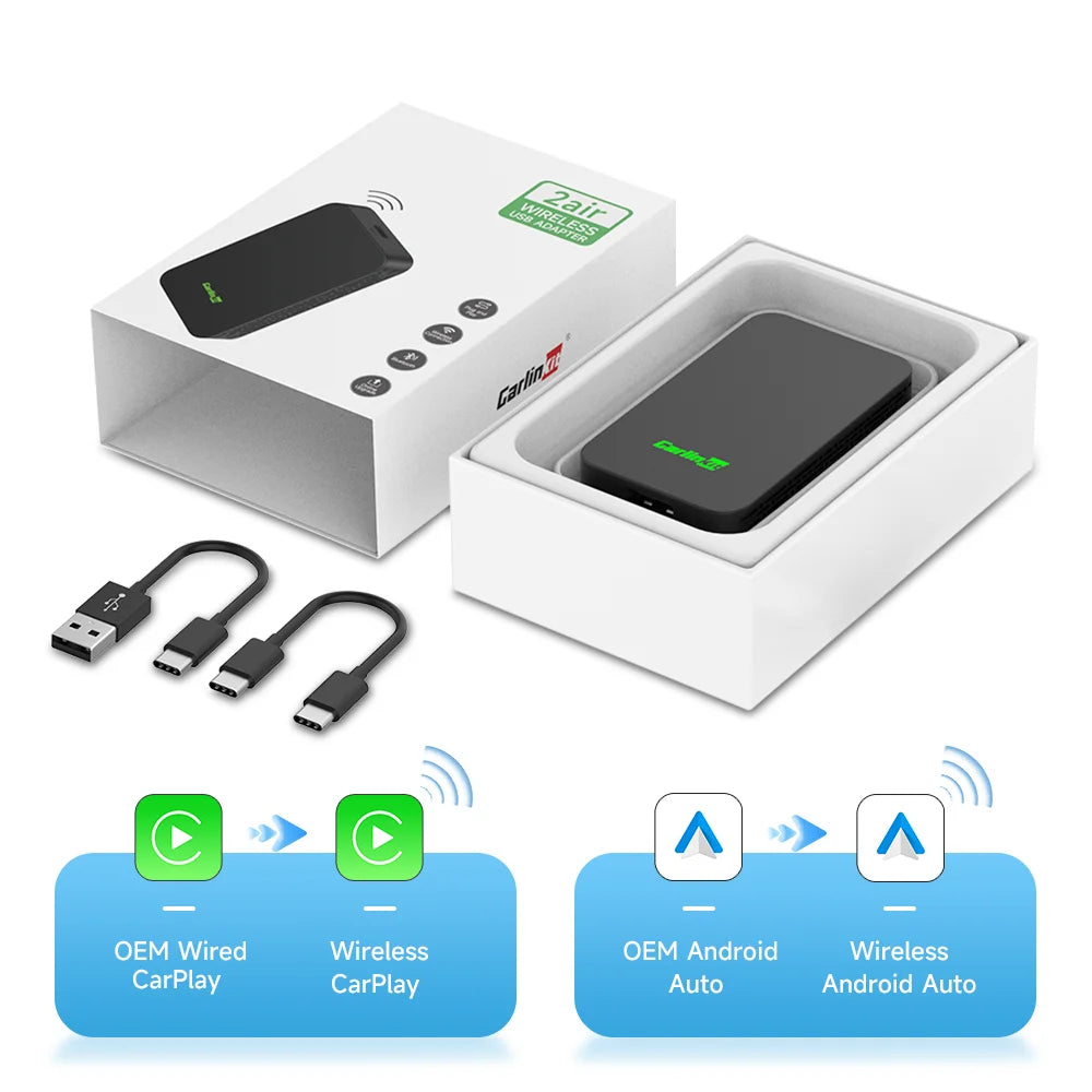 CarlinKit Wireless CarPlay & Android Auto Adapter