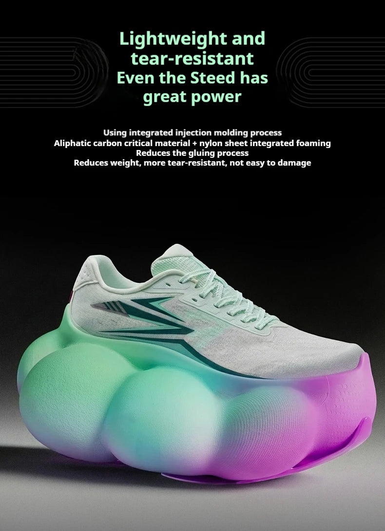 361 Degrees Steed Men's Running Shoes  Breathable Stable Rebound Grippy Durable Marathon Male Sneakers 672612203