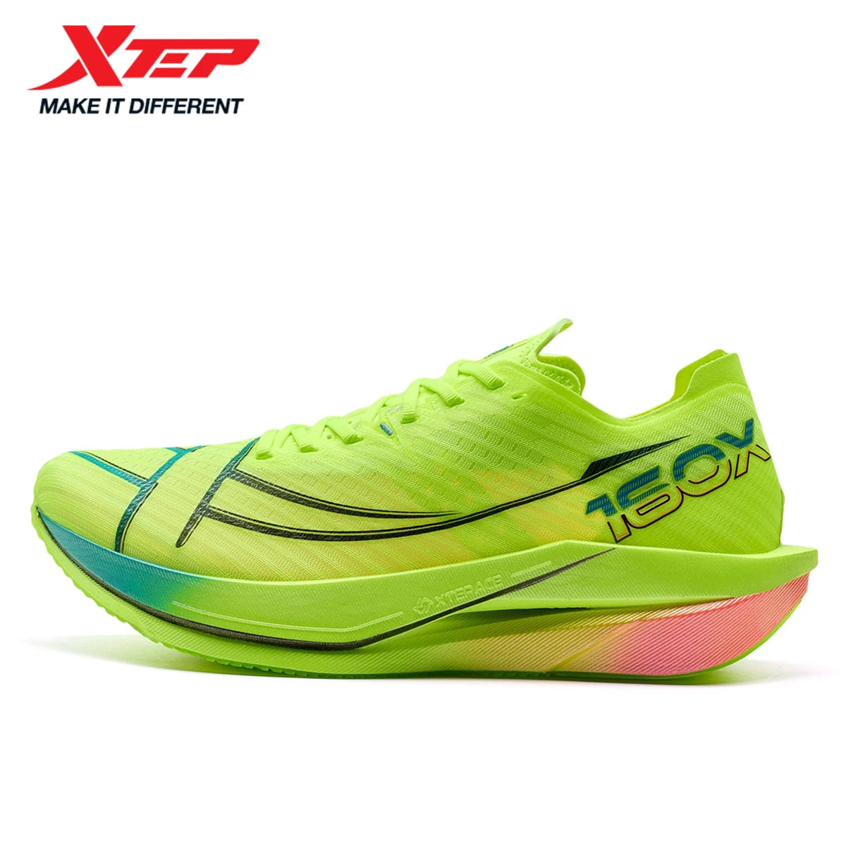 Xtep 160X 6.0 Running Shoes For Men Summer Multi-scene Carbon Plate Running Shoes Breathable Racing Sports Shoes 976419110088
