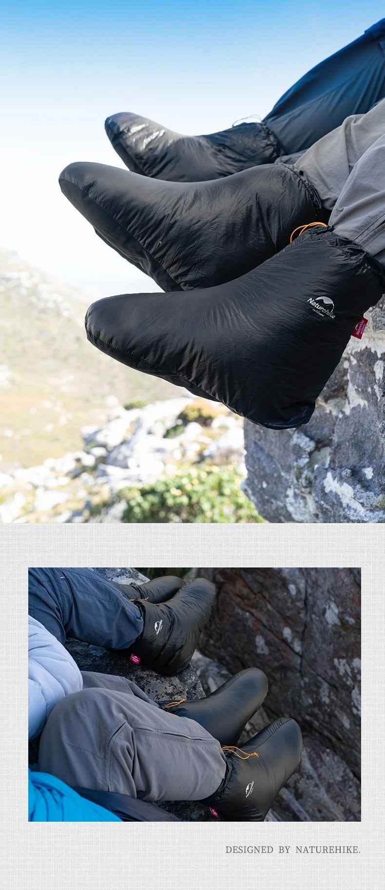 Lightweight Duck Down Thermal Foot Covers