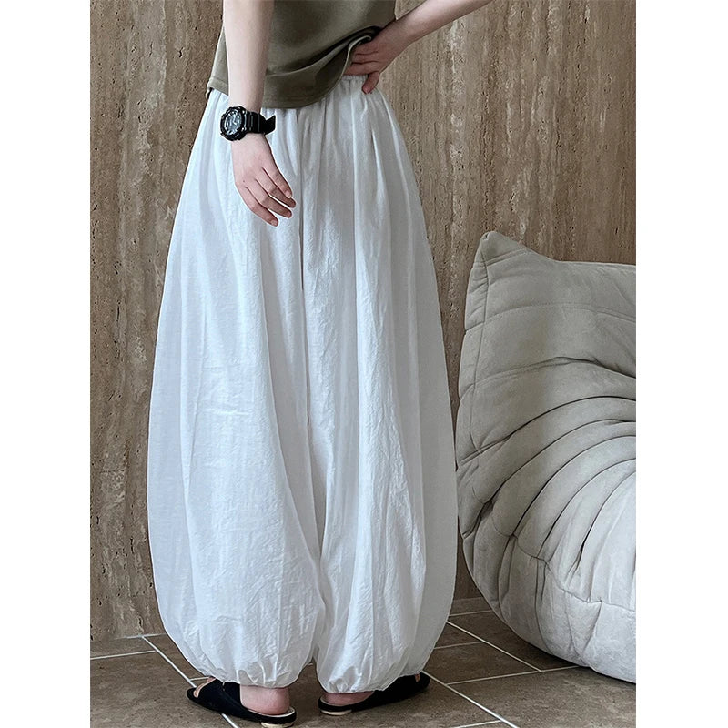 Women's High-Waist Loose Lantern Pants