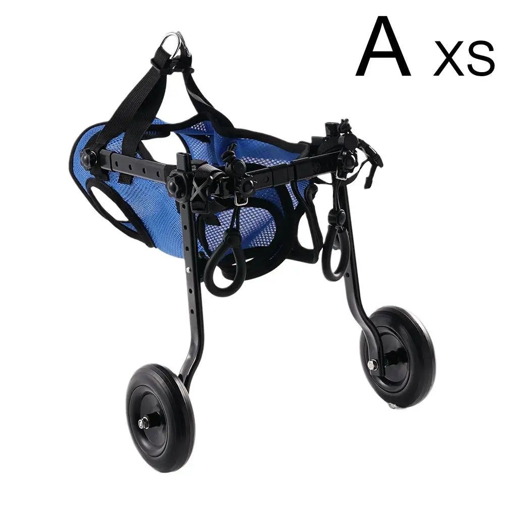 Adjustable Pet Mobility Wheelchair Cart for Small Dogs & Cats