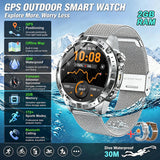 GUHUAVMI TANK Y102 GPS Smart Watch | 3ATM