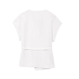 2-Piece Sleeveless V-Neck Trouser Set with Belt – Summer Commuter Wide Leg Suit