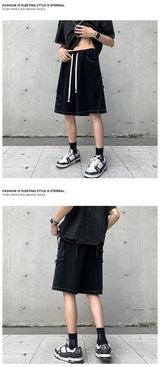 Men’s Vintage Denim Streetwear Shorts