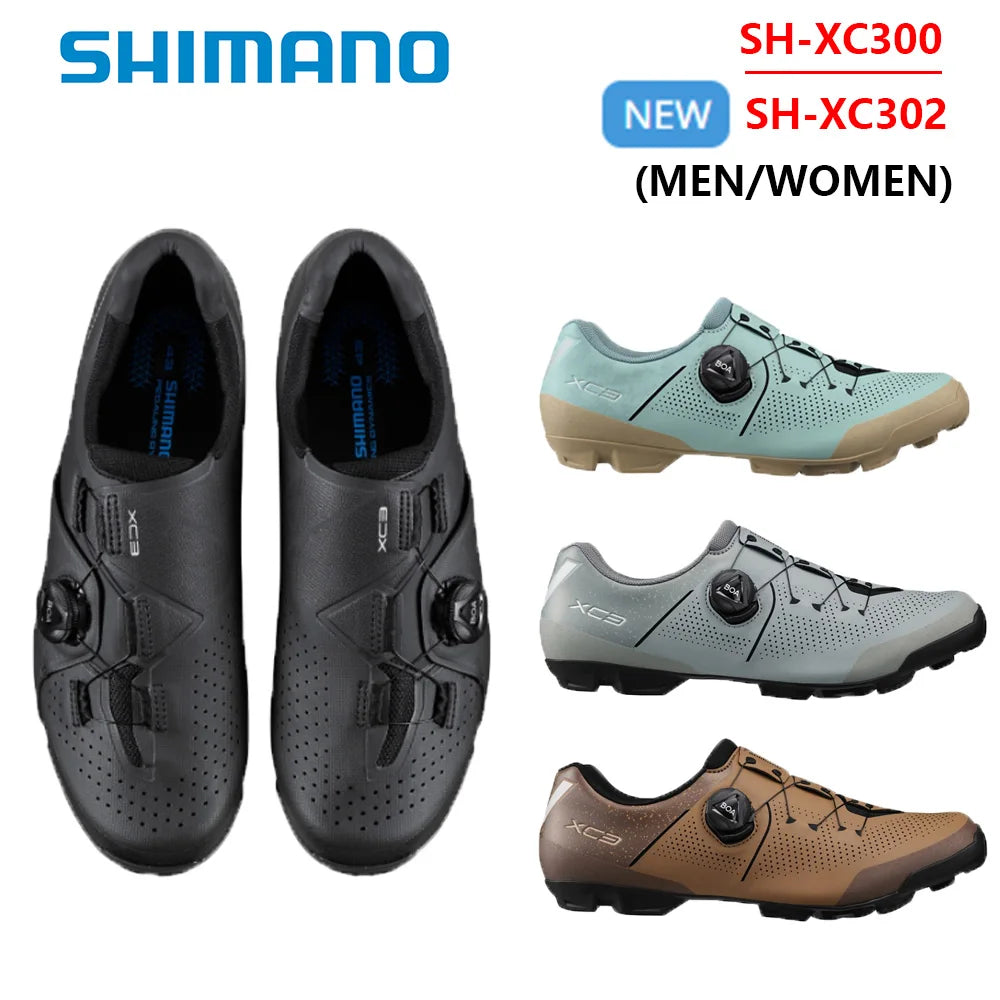 Shimano SH-XC300 Mountain Bike Lock Shoes XC3 XC300 XC302 Fiberglass Sole Mountain Bike Self-locking Riding Shoes Locking Shoes