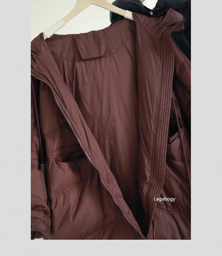 Women’s Oversized White Duck Down Puffer