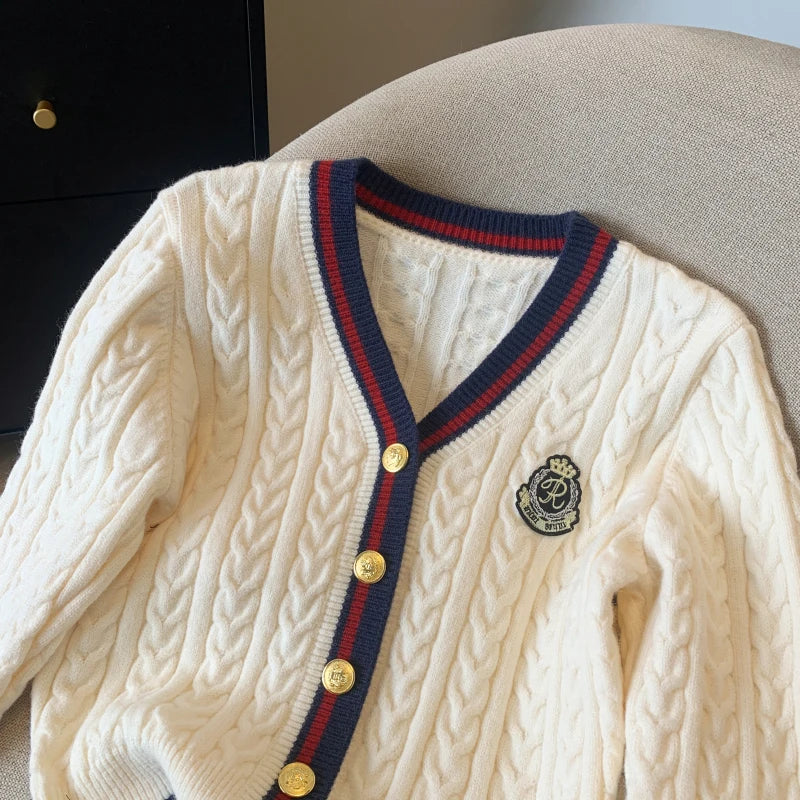 Women's V-Neck Knit Sweater