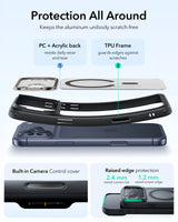 ESR Magnetic iPhone Case with Adjustable Stash Stand