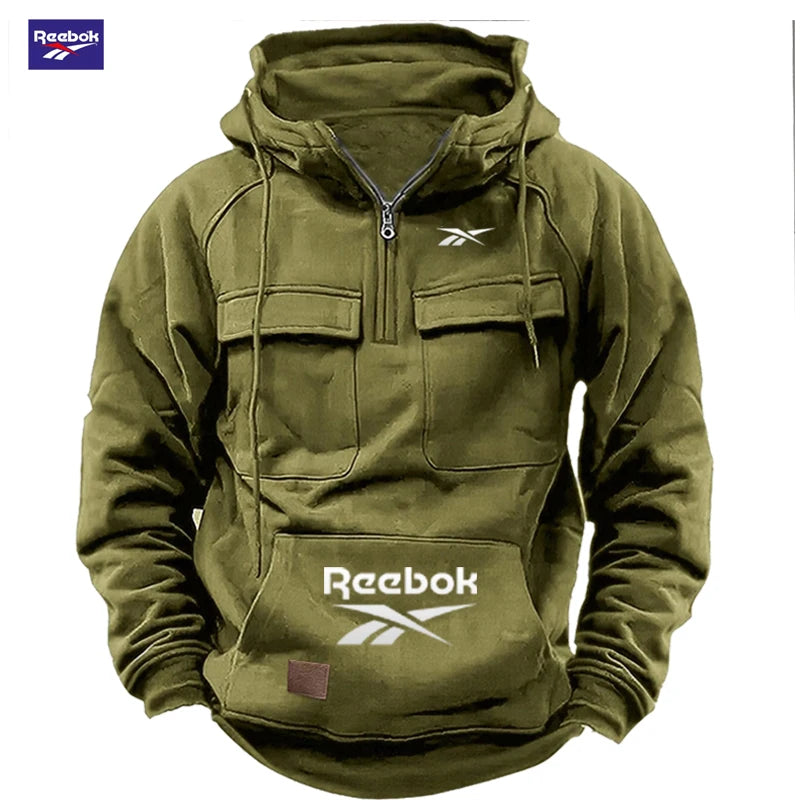 Men’s Multi-Pocket Zip Hoodie