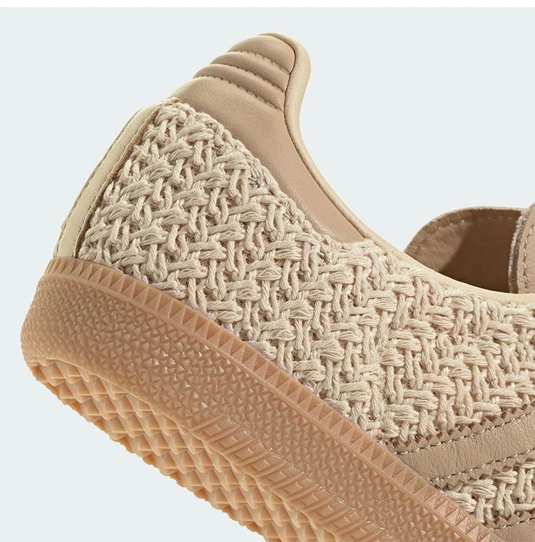 Adidas genuine clover women's knitted casual classic sports shoes JR9446