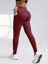 Women's High-Waist Stretch Leggings with Pockets