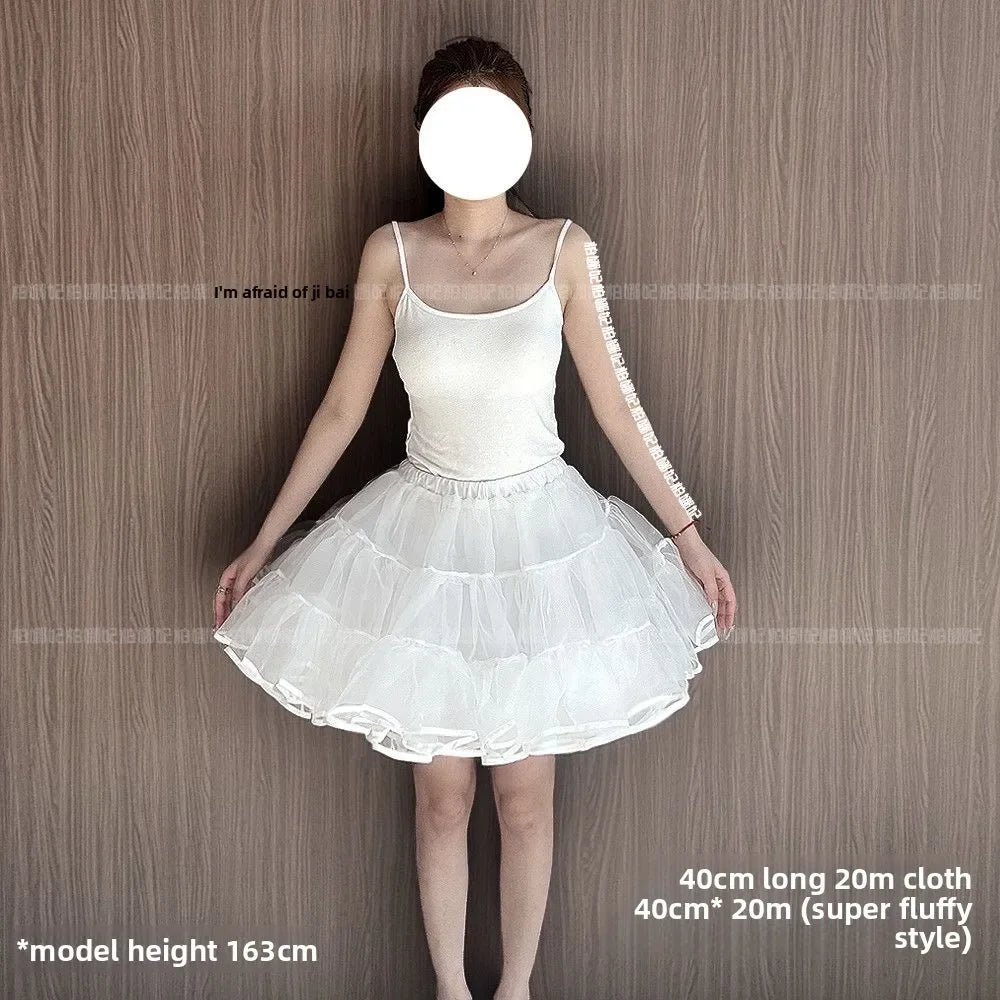 Fluffy Mesh Petticoat Underskirt – Lolita Crinoline