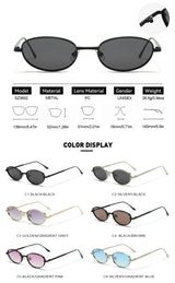 DDDLONG Fashion Small Round Retro Sunglasses Women Classical Vintage Punk Sun Glasses For Men Eyewear Outdoor Shades D609