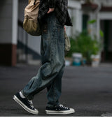 Men's Loose Fit Denim Cargo Jeans