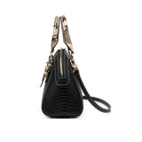 ZOOLER Women First Cow Genuine Leather Handbag Elegant Single Shoulder Bag Business Women Large Purses Saddle Black New#YC336
