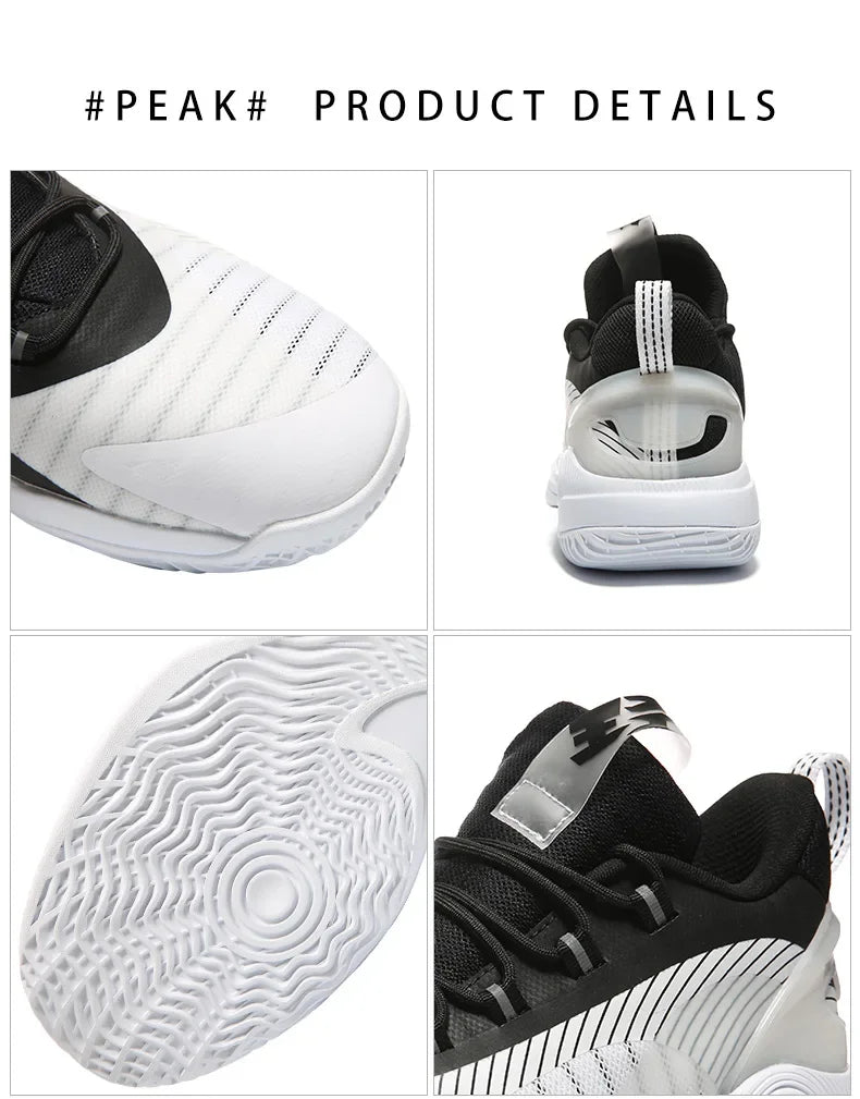PEAK Tony Parker knight Basketball Shoes Outdoor Non slip Men Sports Shoes Wearable P-MOTIVE Cushion Rebound Breathable Sneakers
