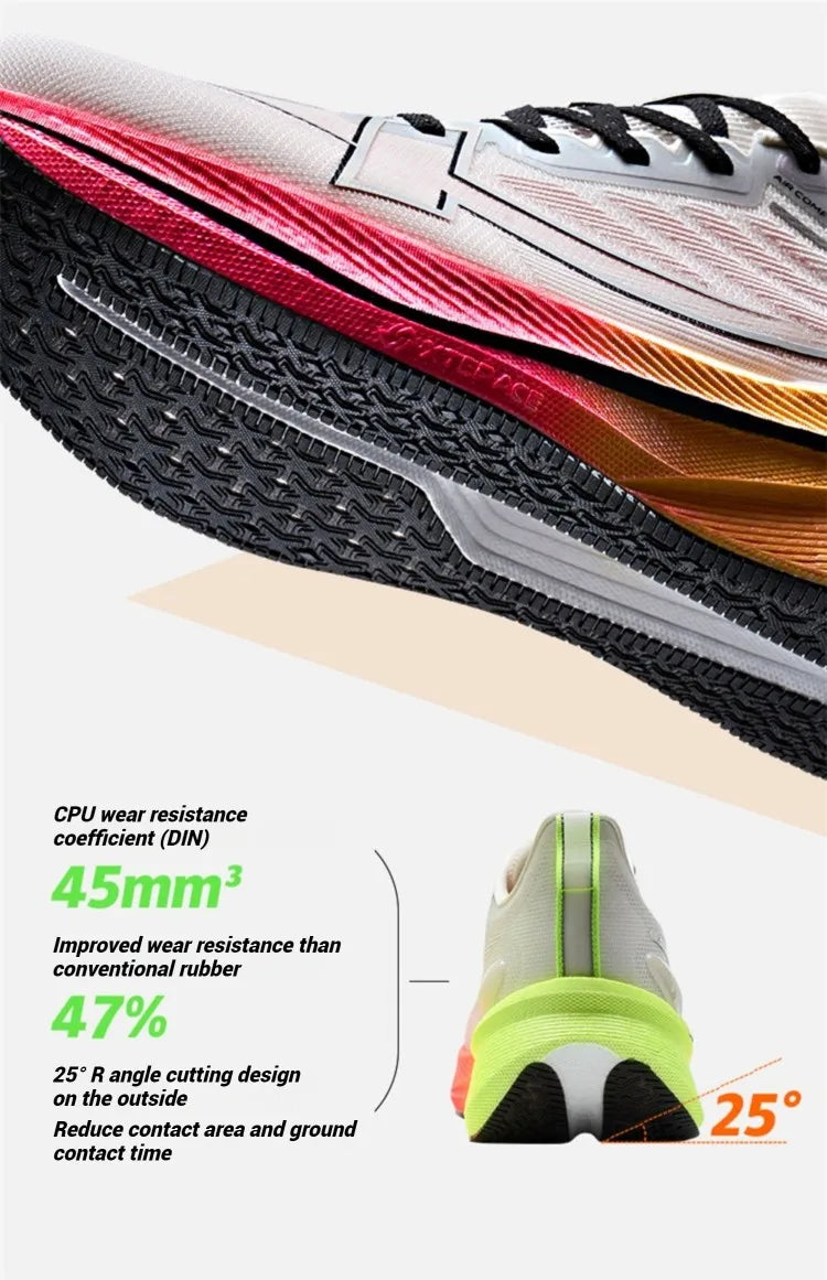 Xtep Men's Running Shoes 2000km 3.0 2025 Spring Lightweight Cushioned Wear-Resistant Training Jogging Sneakers 875119110032