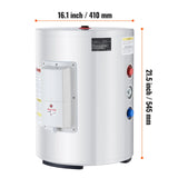 SucceBuy Electric Water Heater 40/70L Tank Instant Hot Water Heater 1.6Kw Tankless Water Heater w/ LED Display Knob Control IPX4