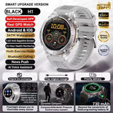 2025 New GUHUAVMI IOS Ultra GPS Smart Watch 10ATM Waterproof Built-in Dual-band GNSS Compass Military Sports Men SWIM Bracelet