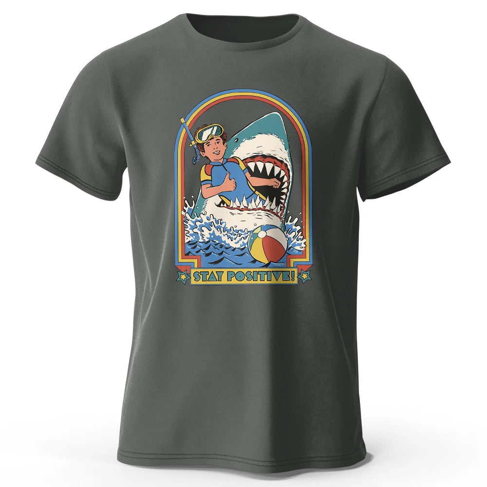 Men's "Stay Positive" Vintage Cotton T-Shirt