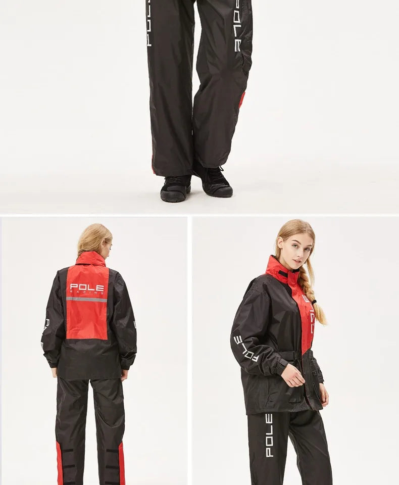 POLE All-Weather Riding Raincoat Set for Men & Women