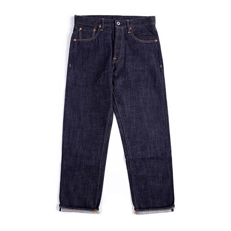 Red Tornado 14oz Selvedge Denim — Loose Straight Jeans