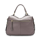 Zency Dark Blue Women Boston Bag 100% Genuine Leather Handbags Female Charm Crossbody Purse Luxury Shoulder Bags For Work Shoppi