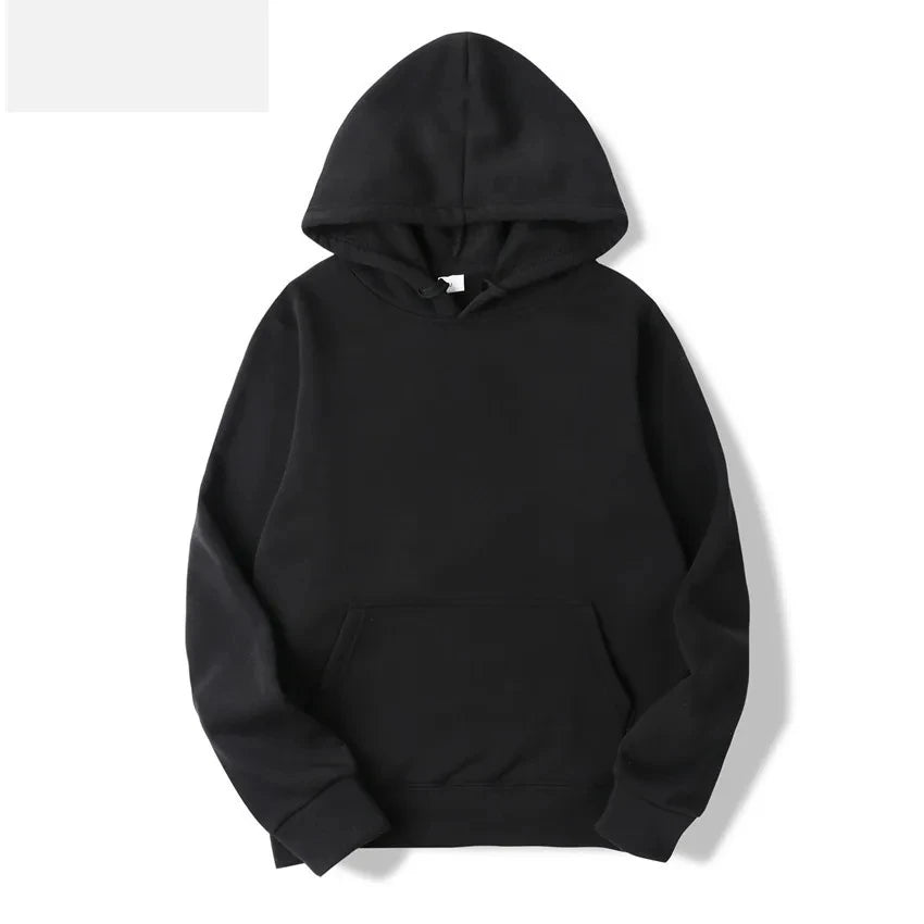 Fleece Pullover Hoodie with Pockets
