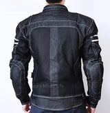 High-Performance Breathable Denim Racing Jacket