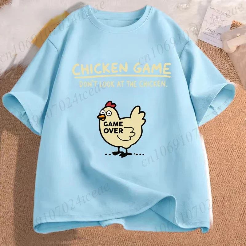 Chicken Game Graphic Tee – Funny Unisex T-Shirt