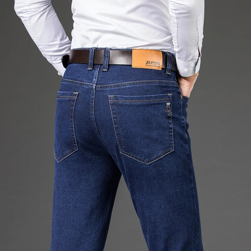 Men's Straight-Leg Stretch Jeans | Plus Sizes