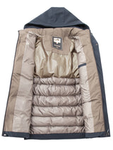 Men's Premium Hooded Puffer Jacket | Outdoor Warmth