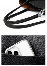Genuine Soft Leather Tote Bag Women's Large Capacity Carrying Bags Designer Handbag Vintage Shoulder Bag Brand Commuting Bags
