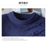 Men’s Classic Thick Knit Crewneck Sweater