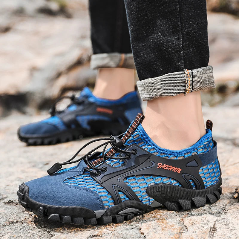 MIXIDELAI Men's Air Mesh Casual Sneakers — Breathable, Lightweight, Anti-Odor